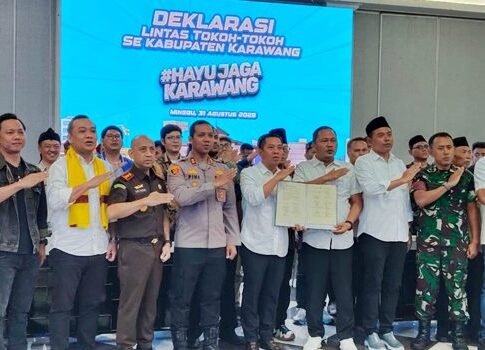 Deklarasi Damai #HayuJagaKarawang Bersama Lintas Tokoh