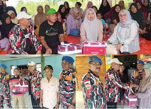 LMP Jabar Berikan Bantuan Untuk Korban terrdampak Gempa Bumi di Karawang