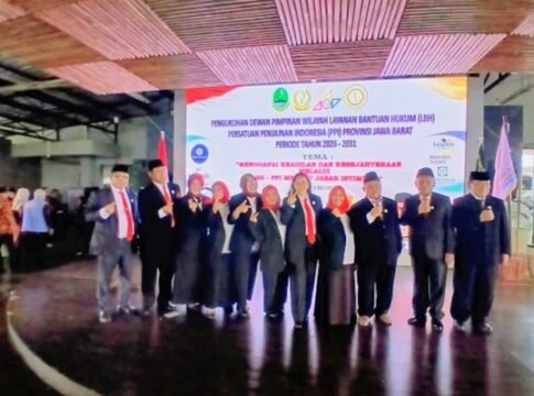 Pengukuhan LBH PPI Provinsi Jabar