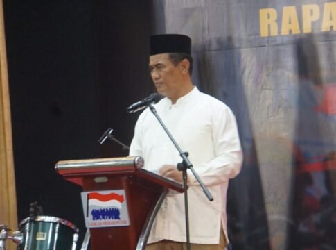 Menteri Pertanian Republik Indonesia (Mentan RI) sekaligus Dewan Pembina Laskar Merah Putih (LMP), Andi Amran Sulaiman
